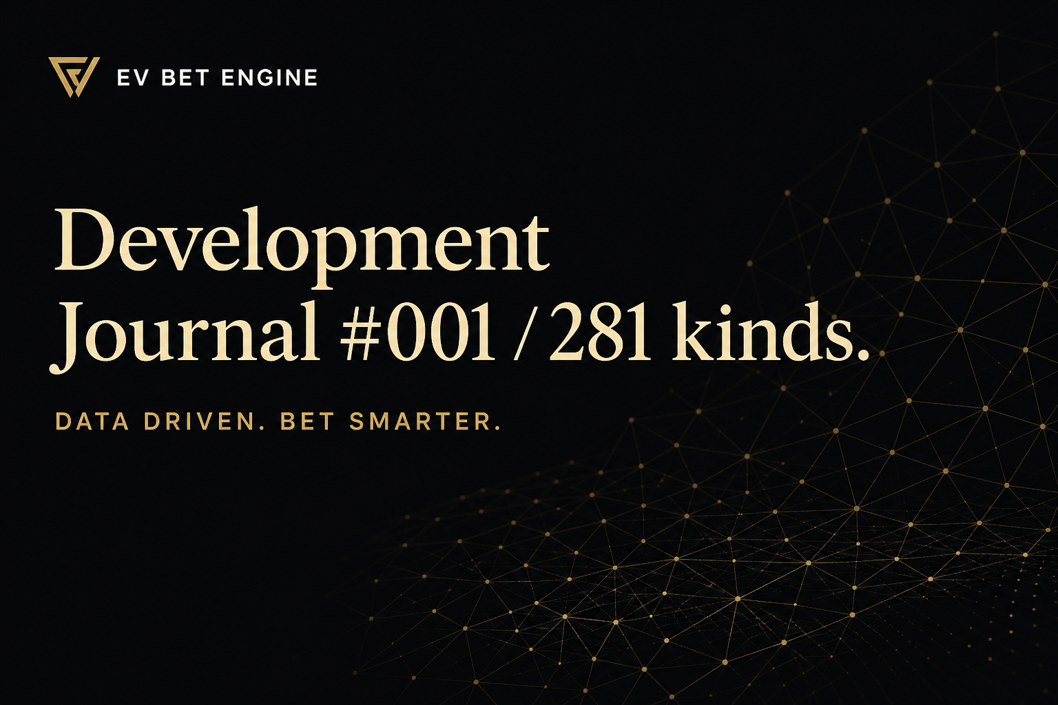 Cover image for Development Journal #001 / 281 kinds.